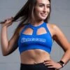 @theGym Athletic Sports Bra - Blue -The Gym Revolution 1 emily blue sports bra