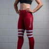 @theGym Athletic Leggings - Red 1 @theGym Athletic Leggings - Red -The Gym Revolution 1 esther red leggings1