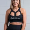 @theGym Athletic Sports Bra - Black -The Gym Revolution 1 meg black athletic sports bra