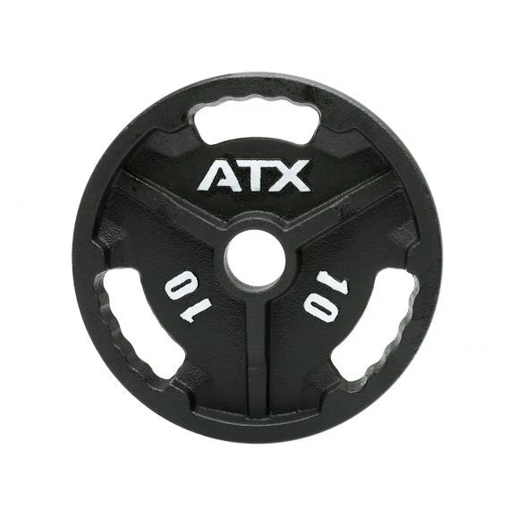 10kg ATX Premium Cast Iron Tri-Grip Olympic Weight (1of) 3 10kg ATX Premium Cast Iron Tri-Grip Olympic Weight (1of)
