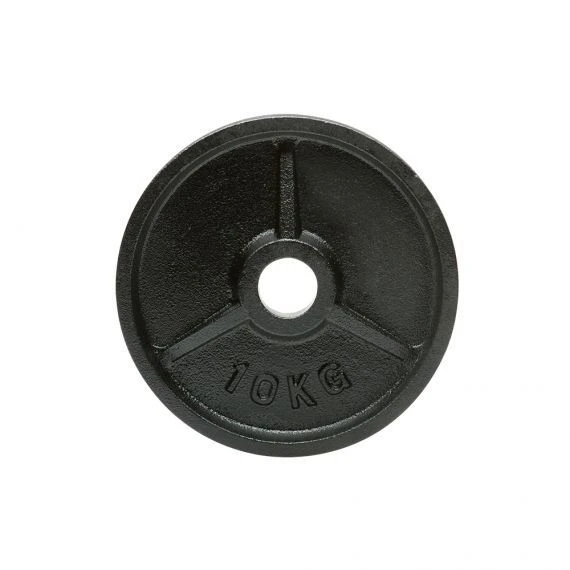 10kg Cast Iron Olympic Weight (1of) 3 10kg Cast Iron Olympic Weight (1of)