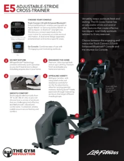 Life Fitness E5 ELLIPTICAL CROSS-TRAINER -The Gym Revolution 1e4d8f3f ab55 4fe4 953e 09fb4bc67045