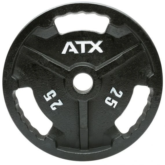 25kg ATX Premium Cast Iron Tri-Grip Olympic Weight (1of) 3 25kg ATX Premium Cast Iron Tri-Grip Olympic Weight (1of)