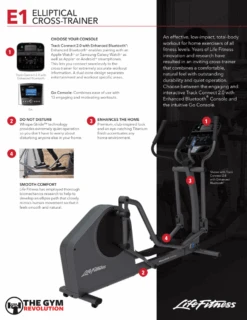 Life Fitness E1 ELLIPTICAL CROSS-TRAINER -The Gym Revolution 40ed31c6 109b 46a5 9dd7 414ea51275b1