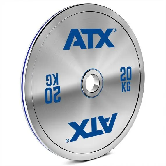 ATX Calibrated Steel Weight Plates - Chrome Finish 4 ATX Calibrated Steel Weight Plates - Chrome Finish - Image 2