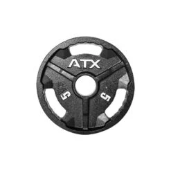 ATX Premium Cast Iron Tri-Grip Olympic Weights -The Gym Revolution 5kg 5