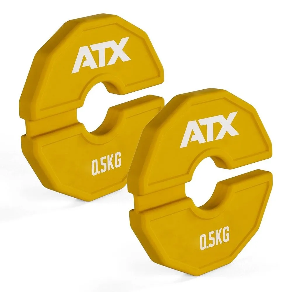 ATX Add-on Micro-Weight Flex Plate - 0.5kg (Pair) 3 ATX Add-on Micro-Weight Flex Plate - 0.5kg (Pair)
