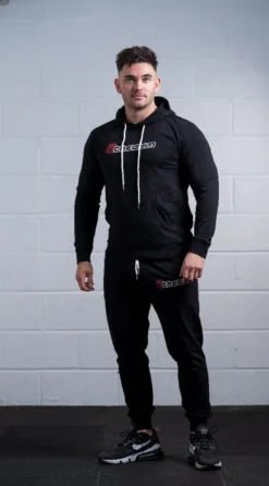 TRACKSUIT: @theGym Classic Hoodie And Joggers Set In Black -The Gym Revolution at the gym 2020 00001