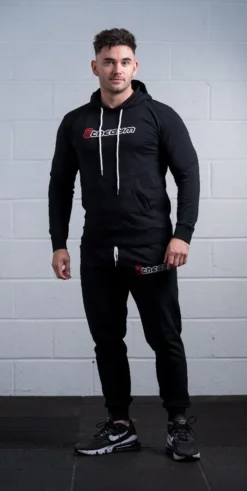 TRACKSUIT: @theGym Classic Hoodie And Joggers Set In Black -The Gym Revolution at the gym 2020 00002