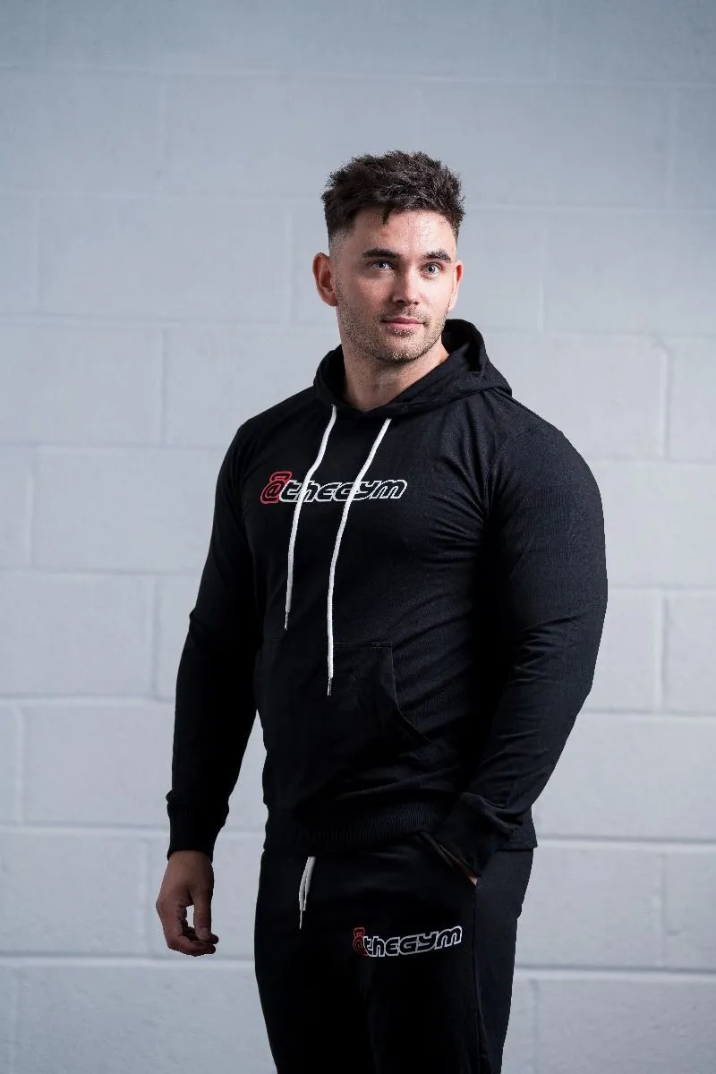 @theGym Lightweight Classic Hoodie - Black 6 @theGym Lightweight Classic Hoodie - Black - Image 4