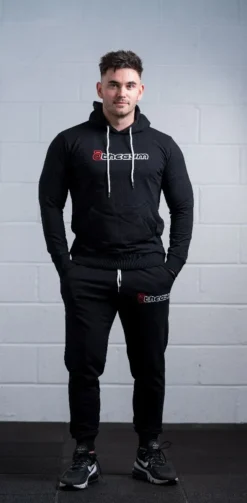 TRACKSUIT: @theGym Classic Hoodie And Joggers Set In Black -The Gym Revolution at the gym 2020 00007 3
