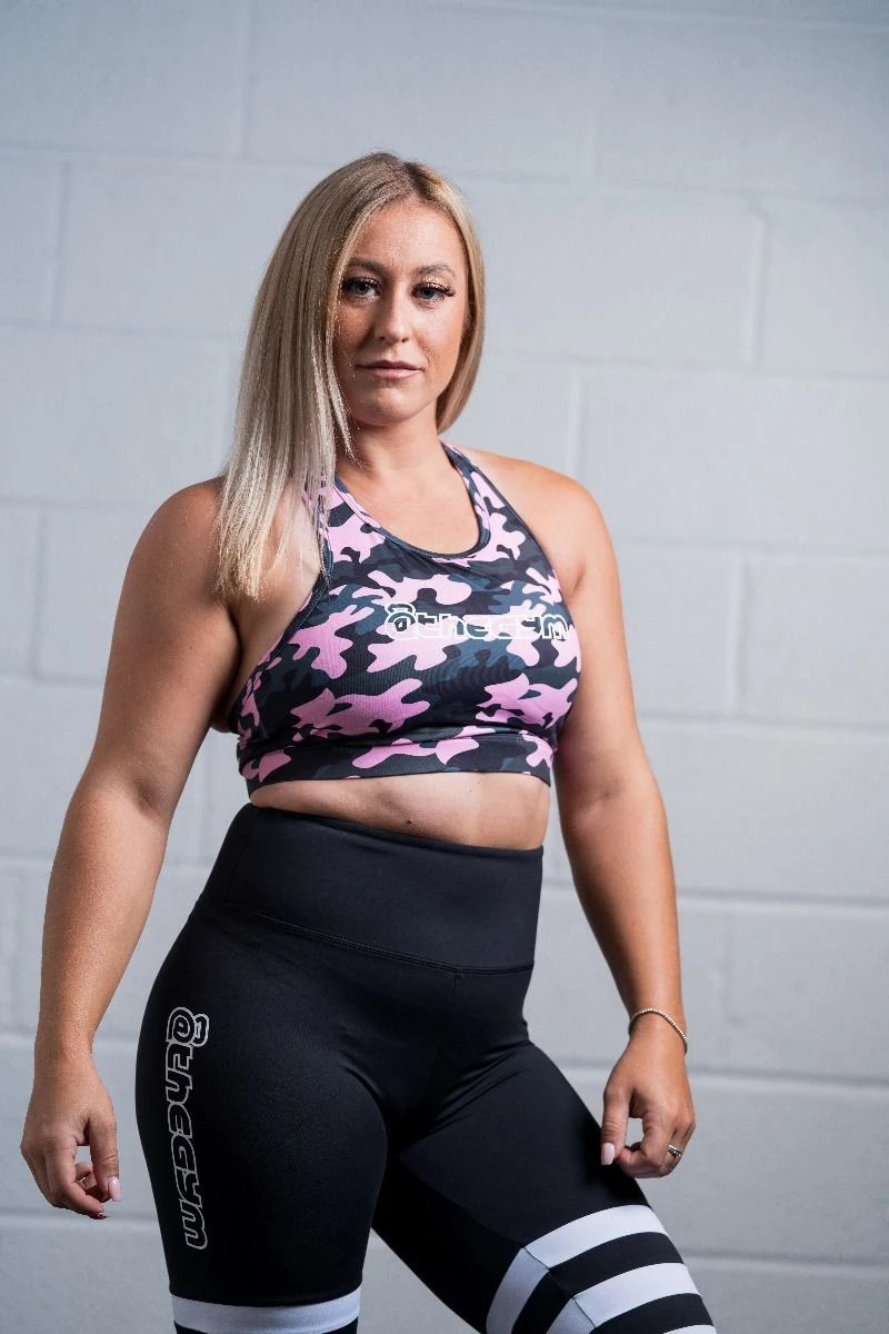 @theGym Pink-Camo Sports Bra 7 @theGym Pink-Camo Sports Bra - Image 5