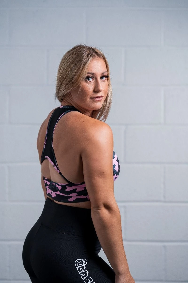 @theGym Pink-Camo Sports Bra 8 @theGym Pink-Camo Sports Bra - Image 6