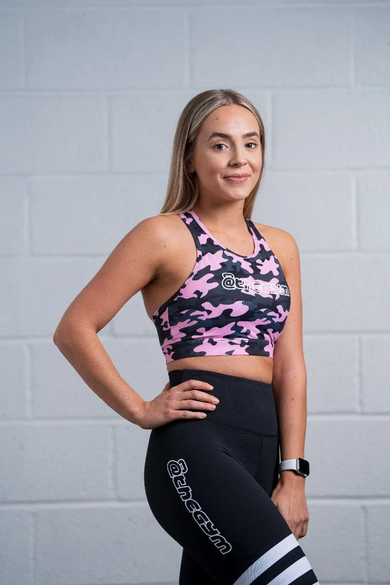 @theGym Pink-Camo Sports Bra 10 @theGym Pink-Camo Sports Bra - Image 8