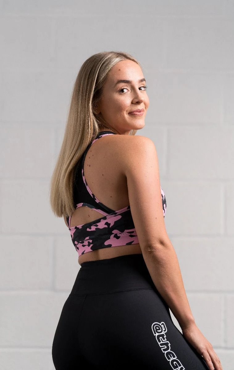 @theGym Pink-Camo Sports Bra 4 @theGym Pink-Camo Sports Bra - Image 2