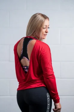@theGym Ladies Open Back Top - Red 10 @theGym Ladies Open Back Top - Red -The Gym Revolution at the gym 2020 00087 4