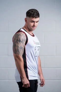 @theGym Origin Baller Tank Vest - White 31 @theGym Origin Baller Tank Vest - White -The Gym Revolution at the gym 2020 00095 2