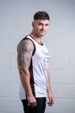 @theGym Origin Baller Tank Vest - White 32 @theGym Origin Baller Tank Vest - White -The Gym Revolution at the gym 2020 00096 2