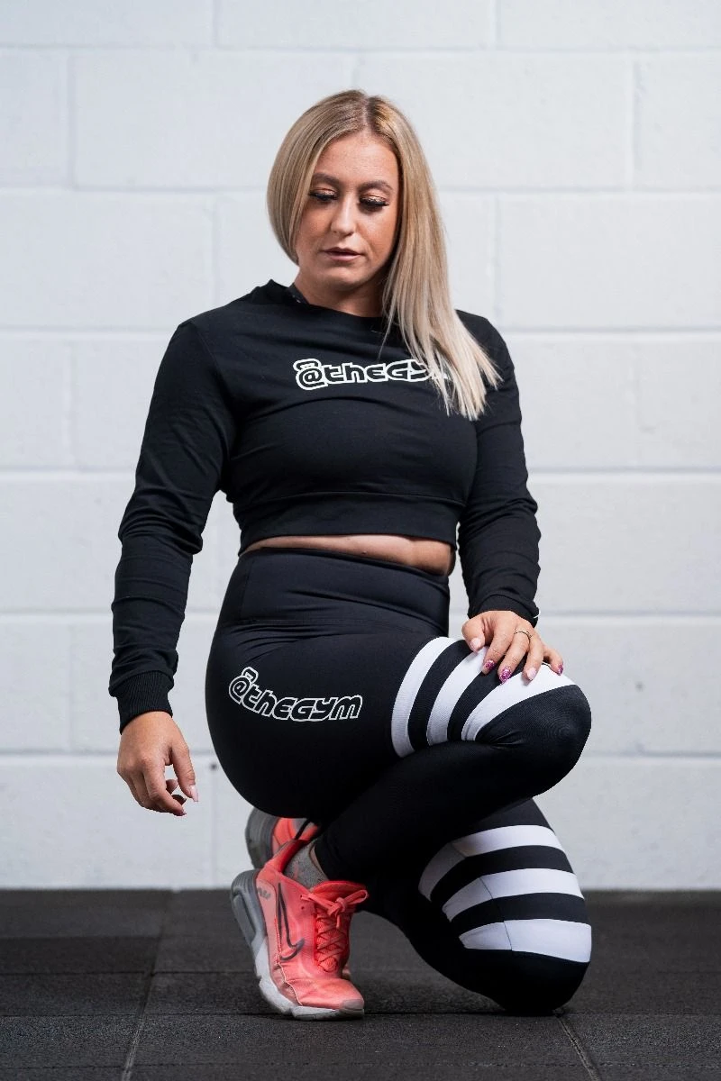 @theGym Cropped Sweater - Black 7 @theGym Cropped Sweater - Black - Image 5