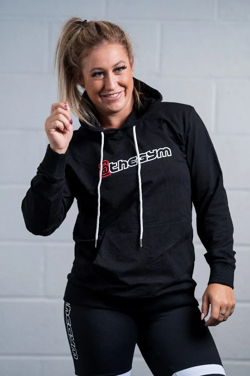 @theGym Lightweight Classic Hoodie - Black 4 @theGym Lightweight Classic Hoodie - Black - Image 2