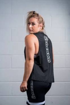 @theGym Ladies Tank Vest - Black -The Gym Revolution at the gym 2020 00165