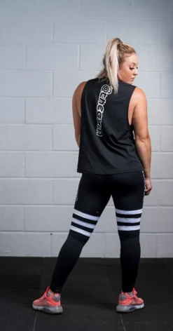 @theGym Ladies Tank Vest - Black -The Gym Revolution at the gym 2020 00166