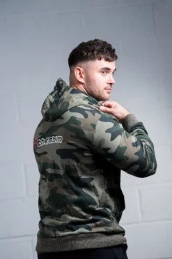 @theGym Classic Hoodie - Green-Camo -The Gym Revolution at the gym 2020 00185