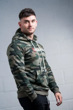 @theGym Classic Hoodie - Green-Camo -The Gym Revolution at the gym 2020 00186