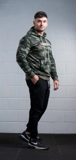 @theGym Classic Hoodie - Green-Camo -The Gym Revolution at the gym 2020 00188
