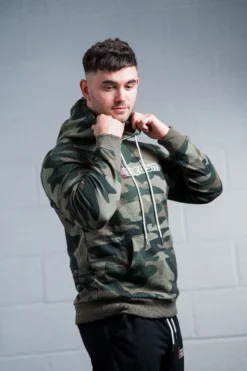 @theGym Classic Hoodie - Green-Camo -The Gym Revolution at the gym 2020 00189