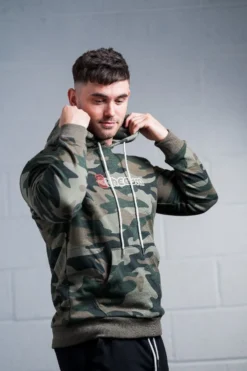 @theGym Classic Hoodie - Green-Camo -The Gym Revolution at the gym 2020 00190