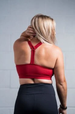 @theGym Athletic Sports Bra - Red 10 @theGym Athletic Sports Bra - Red -The Gym Revolution at the gym 2020 00194