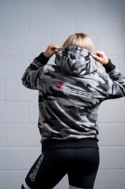 @theGym Unisex Classic Hoodie - Black/Grey-Camo -The Gym Revolution at the gym 2020 00234