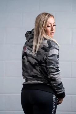 @theGym Unisex Classic Hoodie - Black/Grey-Camo -The Gym Revolution at the gym 2020 00235