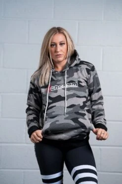 @theGym Unisex Classic Hoodie - Black/Grey-Camo -The Gym Revolution at the gym 2020 00236