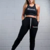 @theGym Unisex Lightweight Classic Joggers - Black 1 @theGym Unisex Lightweight Classic Joggers - Black -The Gym Revolution at the gym 2020 00239 2
