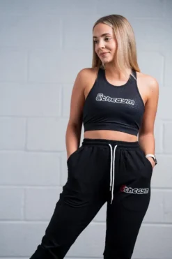 @theGym Unisex Lightweight Classic Joggers - Black -The Gym Revolution at the gym 2020 00241