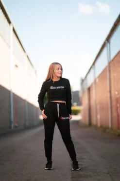 @theGym Unisex Lightweight Classic Joggers - Black -The Gym Revolution at the gym 2020 00291