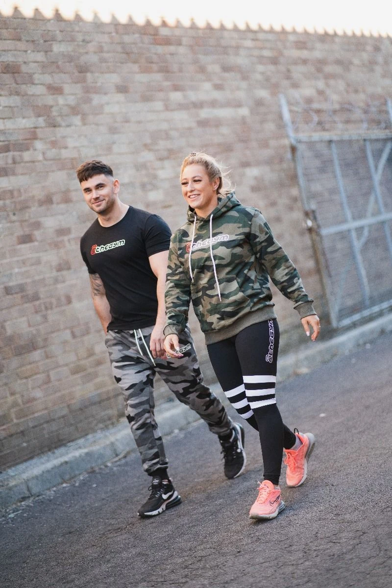 @theGym Unisex Classic Hoodie - Green-Camo 7 @theGym Unisex Classic Hoodie - Green-Camo - Image 5