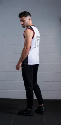 @theGym Origin Baller Tank Vest - White 40 @theGym Origin Baller Tank Vest - White -The Gym Revolution at the gym 2020 00405 2