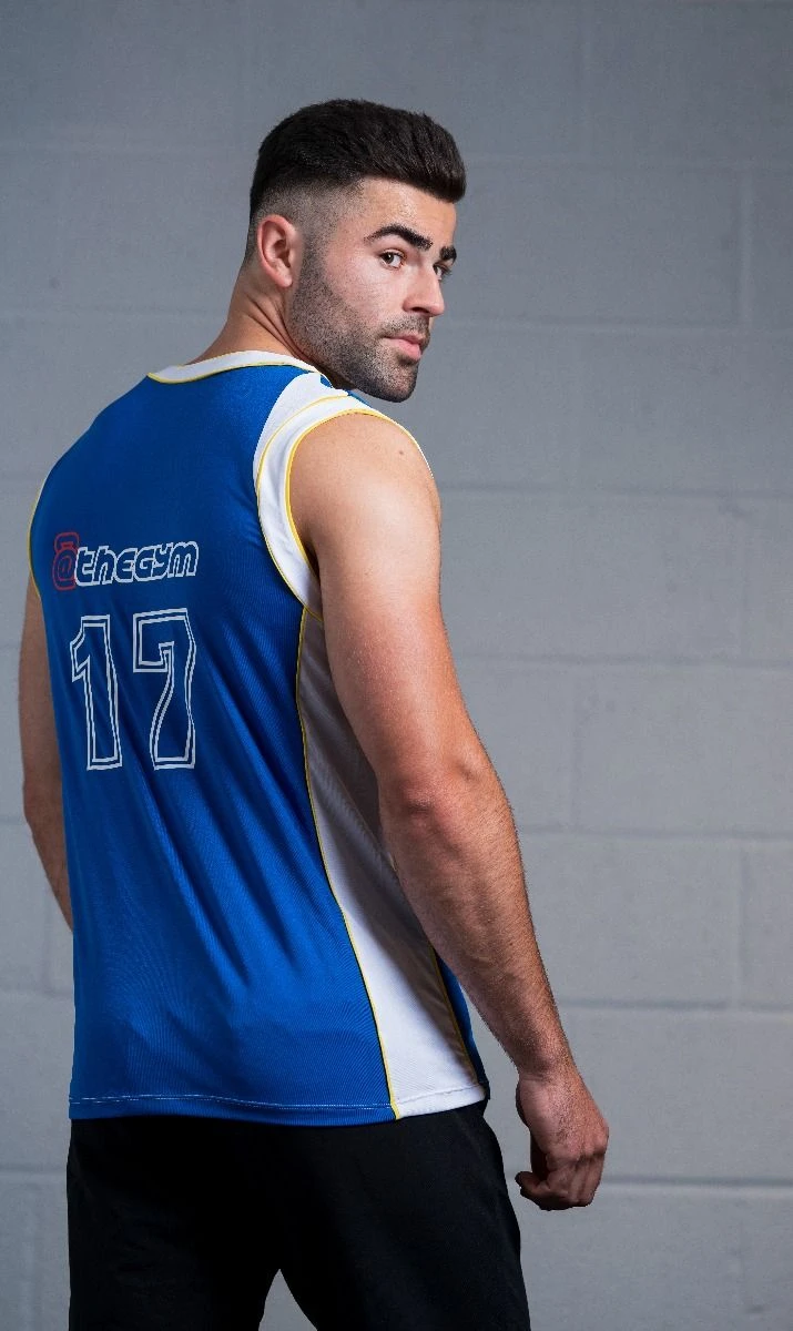 @theGym Baller Tank Vest - Blue 4 @theGym Baller Tank Vest - Blue - Image 2