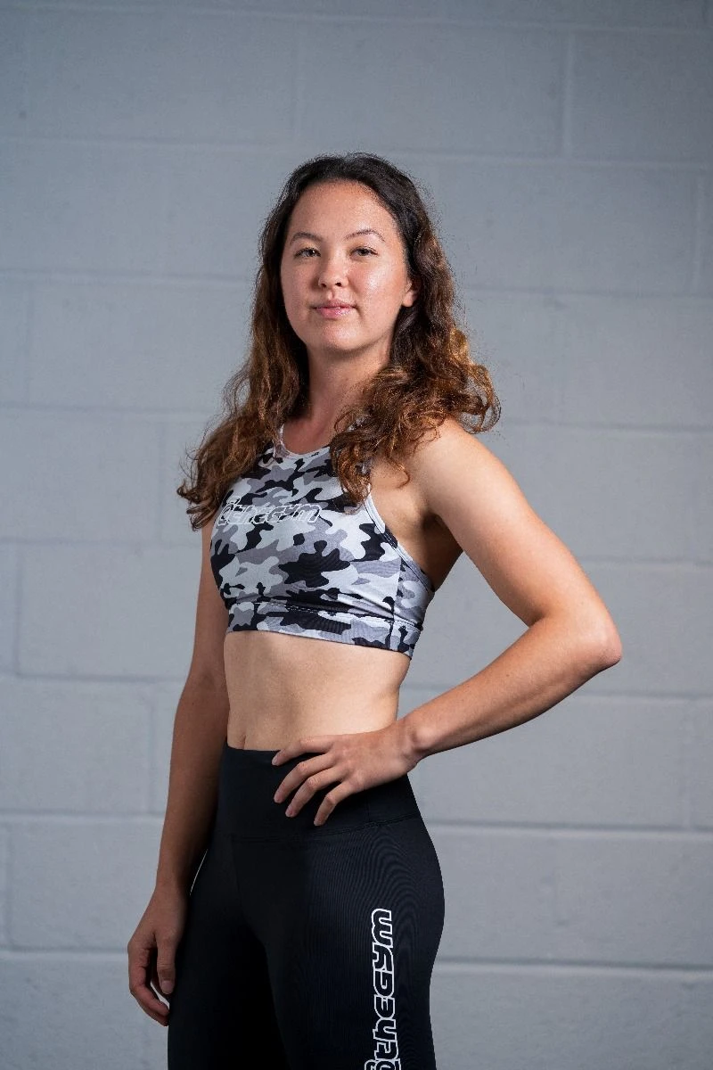 @theGym Grey-Camo Sports Bra 11 @theGym Grey-Camo Sports Bra - Image 9