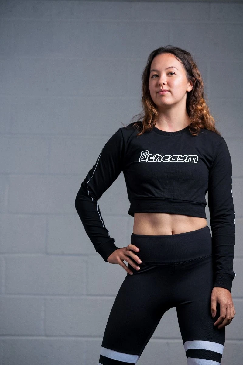 @theGym Cropped Sweater - Black 8 @theGym Cropped Sweater - Black - Image 6