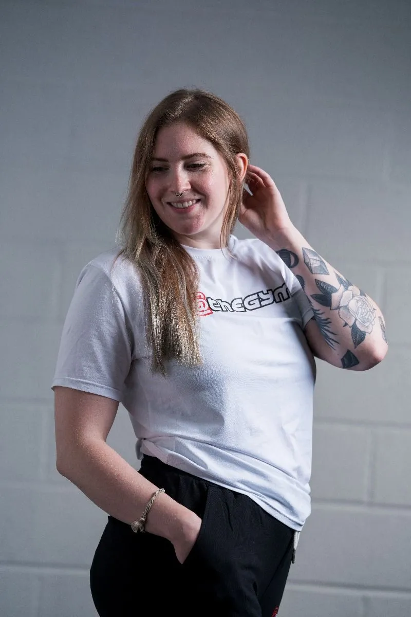 @theGym Unisex Classic T-Shirt - White 3 @theGym Unisex Classic T-Shirt - White