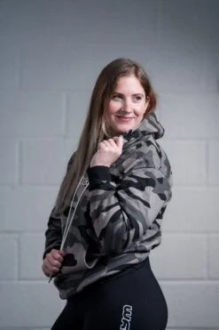 @theGym Unisex Classic Hoodie - Black/Grey-Camo -The Gym Revolution at the gym 2020 00641