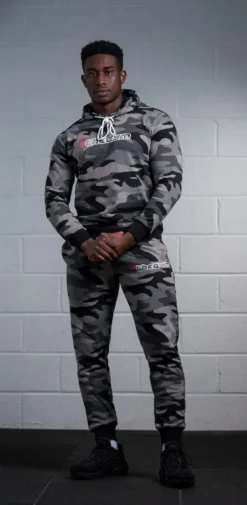 @theGym Classic Joggers - Black/Grey-Camo -The Gym Revolution at the gym 2020 00653