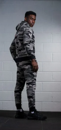 @theGym Classic Joggers - Black/Grey-Camo -The Gym Revolution at the gym 2020 00656