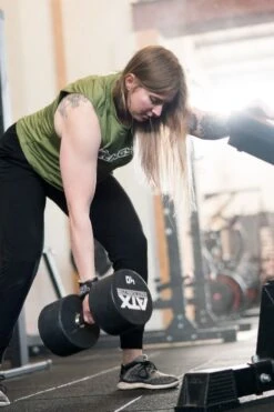 @theGym Ladies Tank Vest - Military Green 20 @theGym Ladies Tank Vest - Military Green -The Gym Revolution at the gym 2020 00676