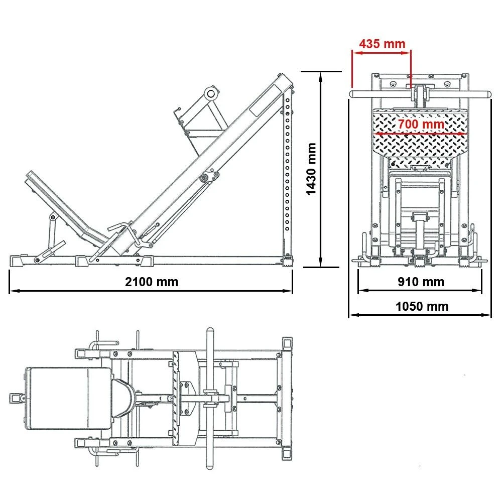 ATX 45-Degree Legacy Leg Press BPR-650 5 ATX 45-Degree Legacy Leg Press BPR-650 - Image 3