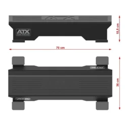 ATX Calf Block With Squat Ramp - CAFB 13 ATX Calf Block With Squat Ramp - CAFB -The Gym Revolution atx cafb skizze